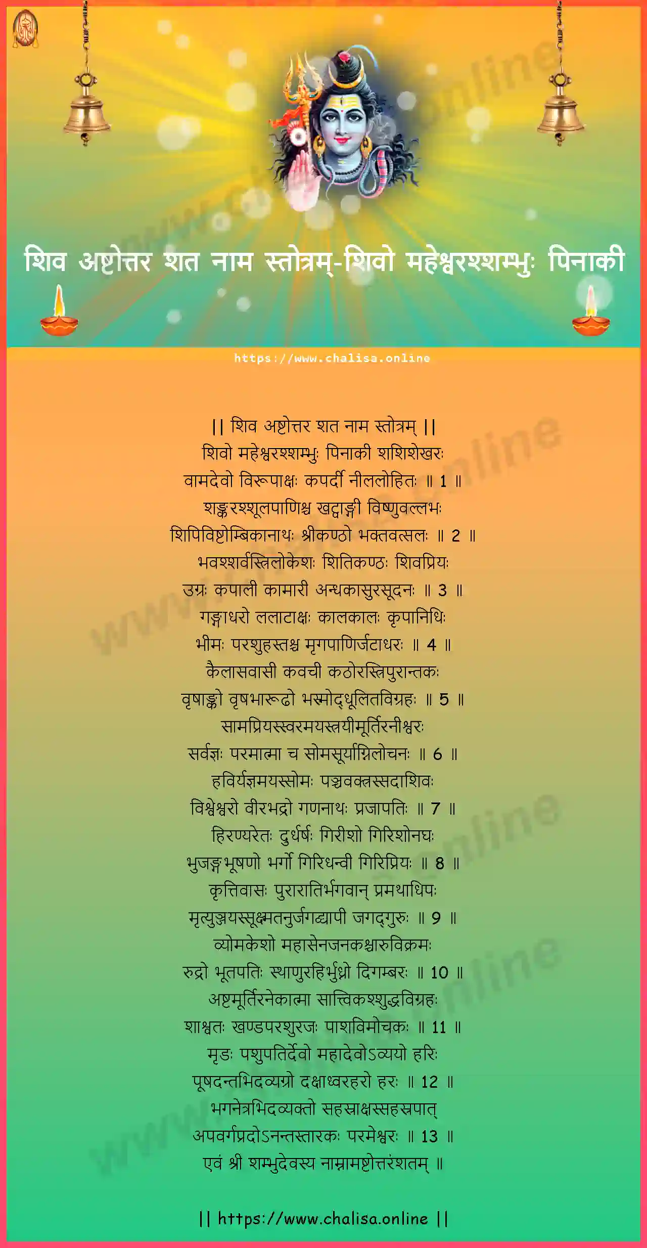 sivo-mahesvarassambhuh-shiva-ashtottara-sata-nama-stotram-devanagari-devanagari-lyrics-download